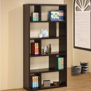 Go to store & view more images Stadtfeld Rectangular Geometric Bookcase by Ebern Designs