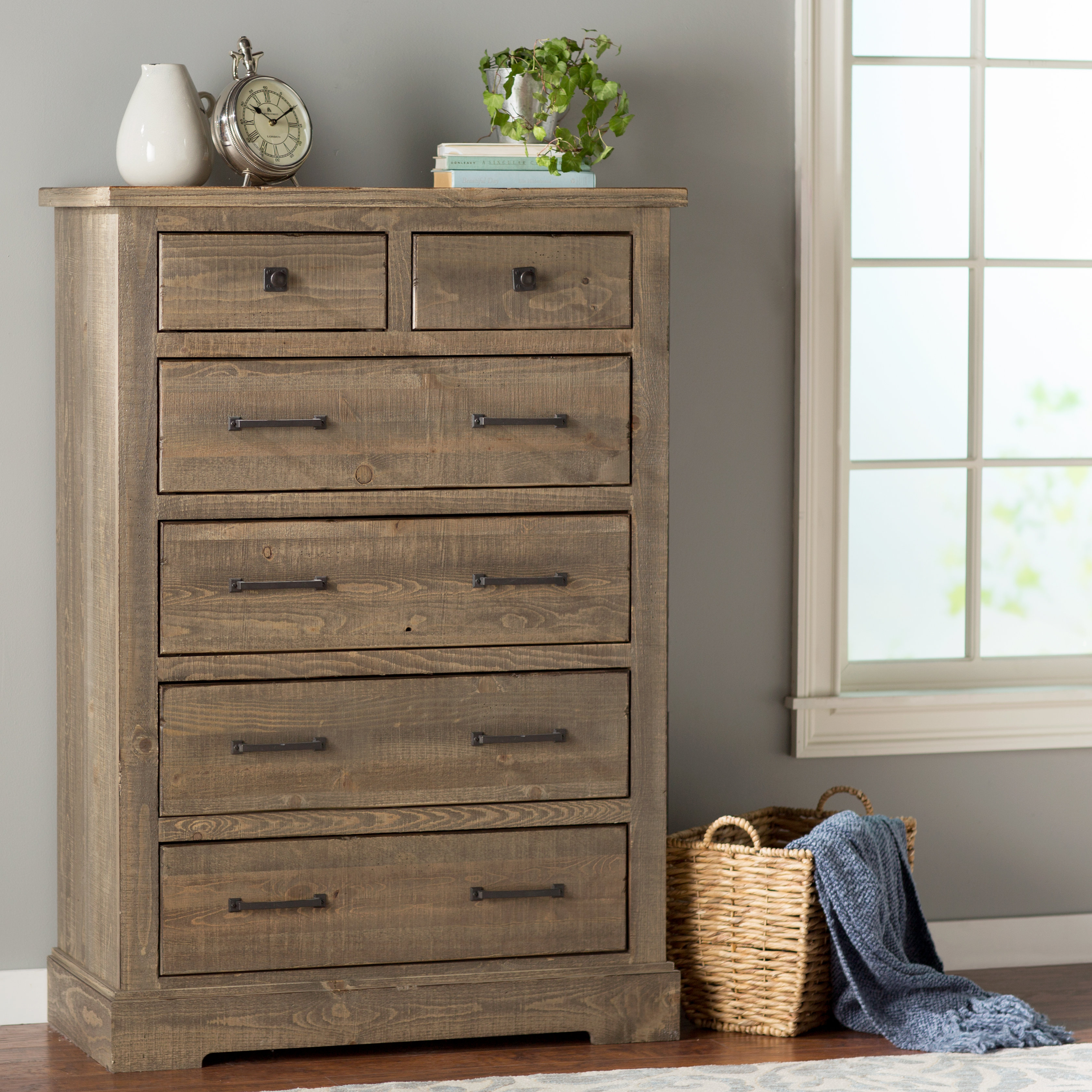 August Grove Arthurs 6 Drawer Chest Reviews Wayfair
