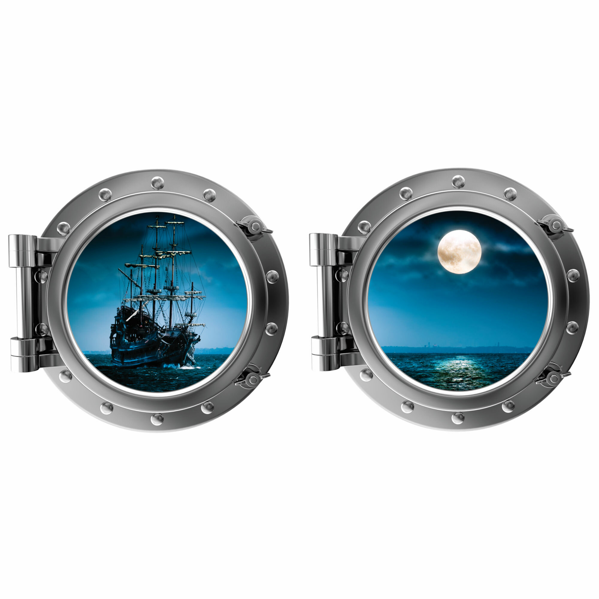 porthole wall stickers