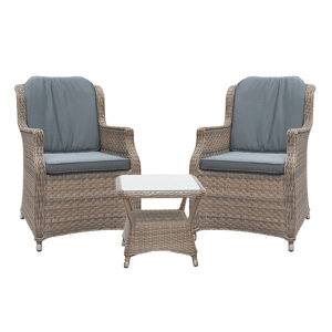 2-Sitzer Loungemöbel-Set Knightsbridge aus Ratt..