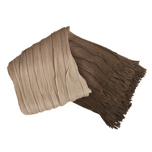 Ombre Ruffle Throw