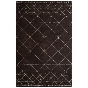 Etho Hand-Tufted Brown/Ivory Area Rug