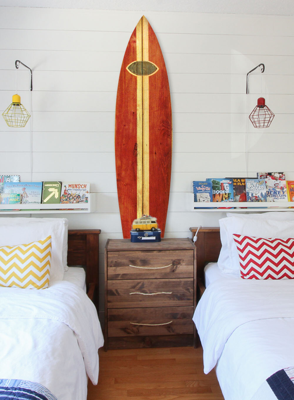 surfboard room decor