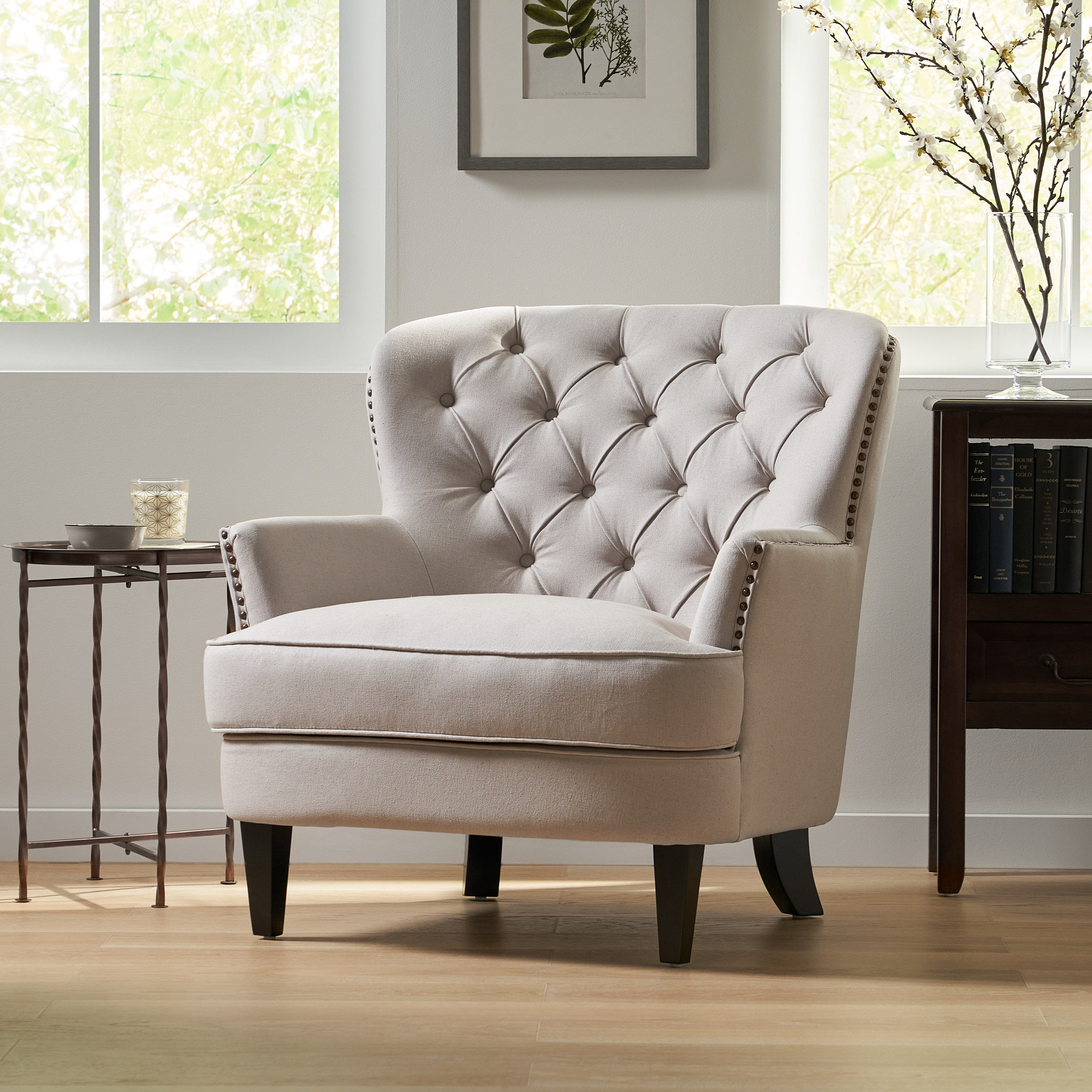 tufted chair