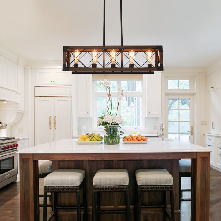 Light Kitchen Island Rectangle Pendant 