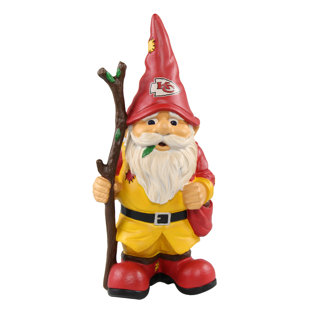 Garden Statues Sculptures You Ll Love Wayfair Chicago Bears Holding Stick Gnome Statue