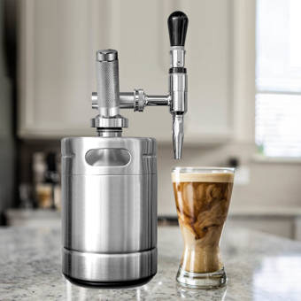 Nutrichef Nitro Cold Brew Coffee Maker Home Brew Coffee Keg Nitrogen Coffee Machine Dispenser System W Pressure Relieving Valve Kit Stout Creamer Faucet Wayfair Ca