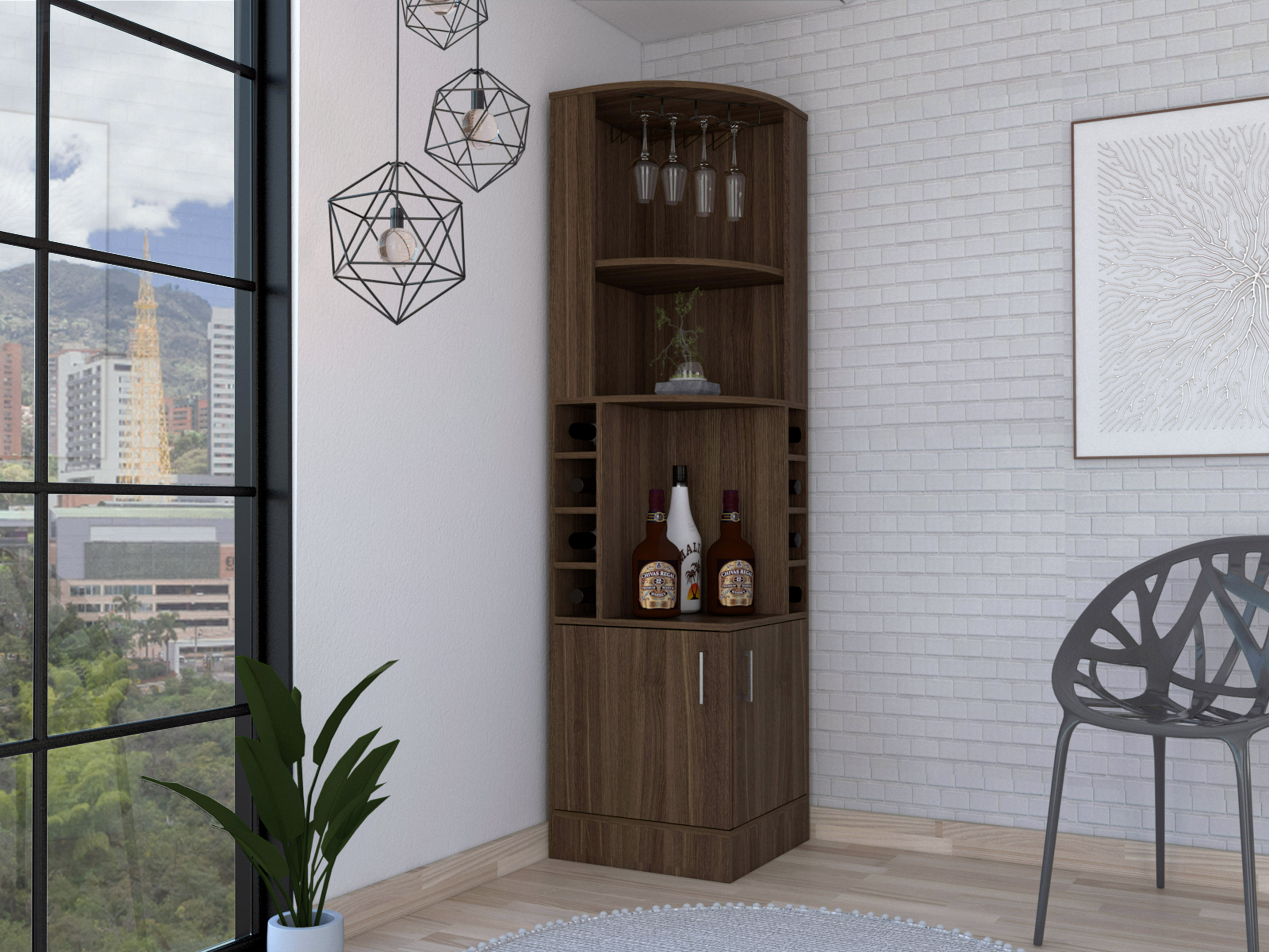 Ebern Designs Lollis Bar Cabinet Reviews Wayfair Ca