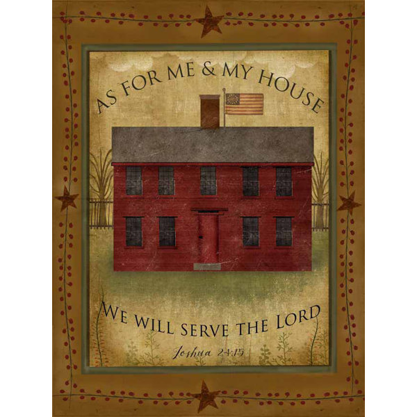 Buy Art For Less As For Me And My Home We Will Serve The Lord By