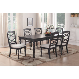 Hoboken 7 Piece Dining Set by A&J Homes Studio