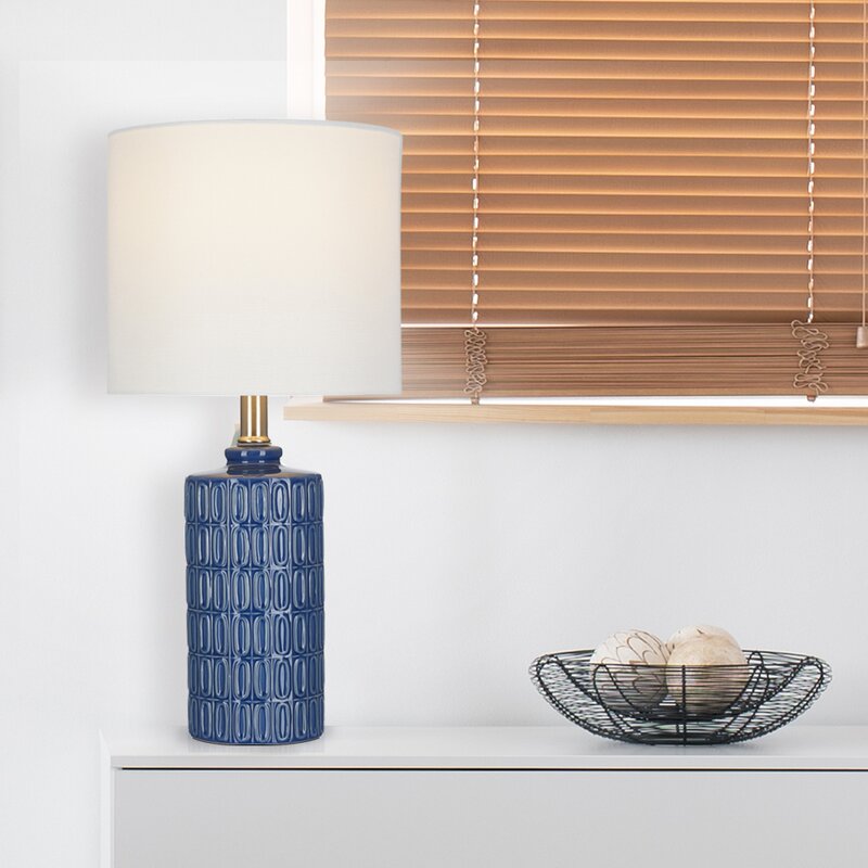 cobalt blue table lamp