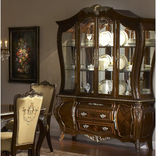 Go to store & view more images Imperial Court Lighted China Cabinet by Michael Amini