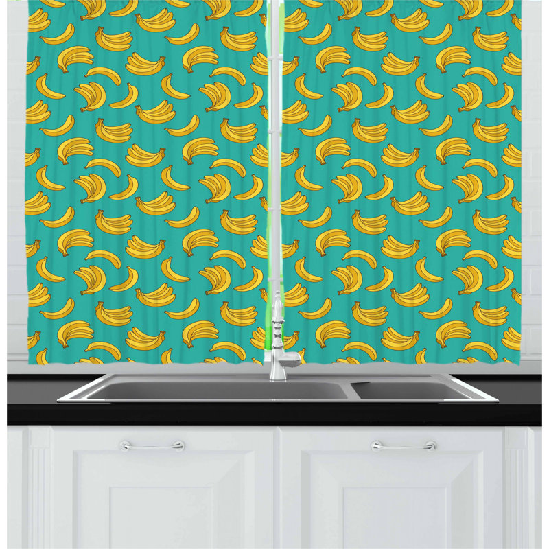 East Urban Home Kitchen Curtains Kitchen Curtain Wayfair