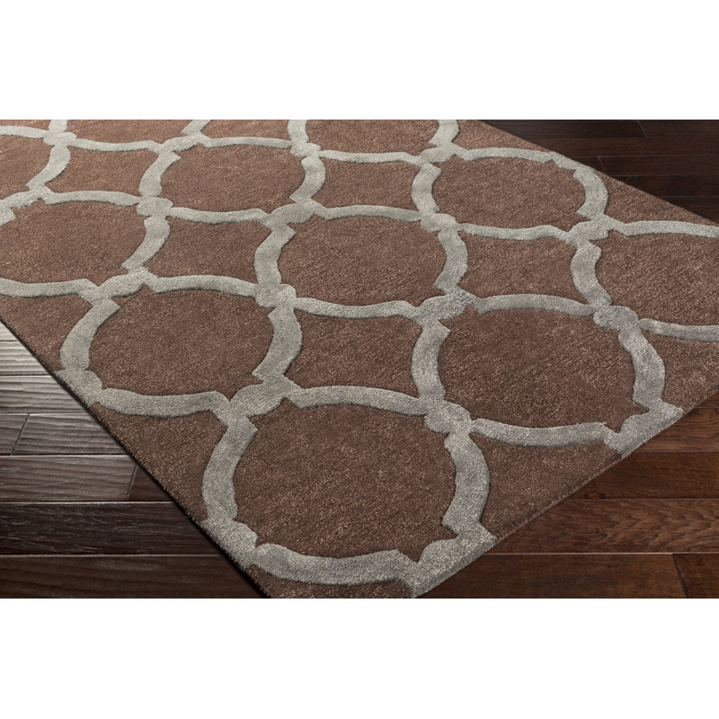 Laurel Foundry Modern Farmhouse Labastide Handmade Tufted Wool Brown Gray Rug Reviews Wayfair