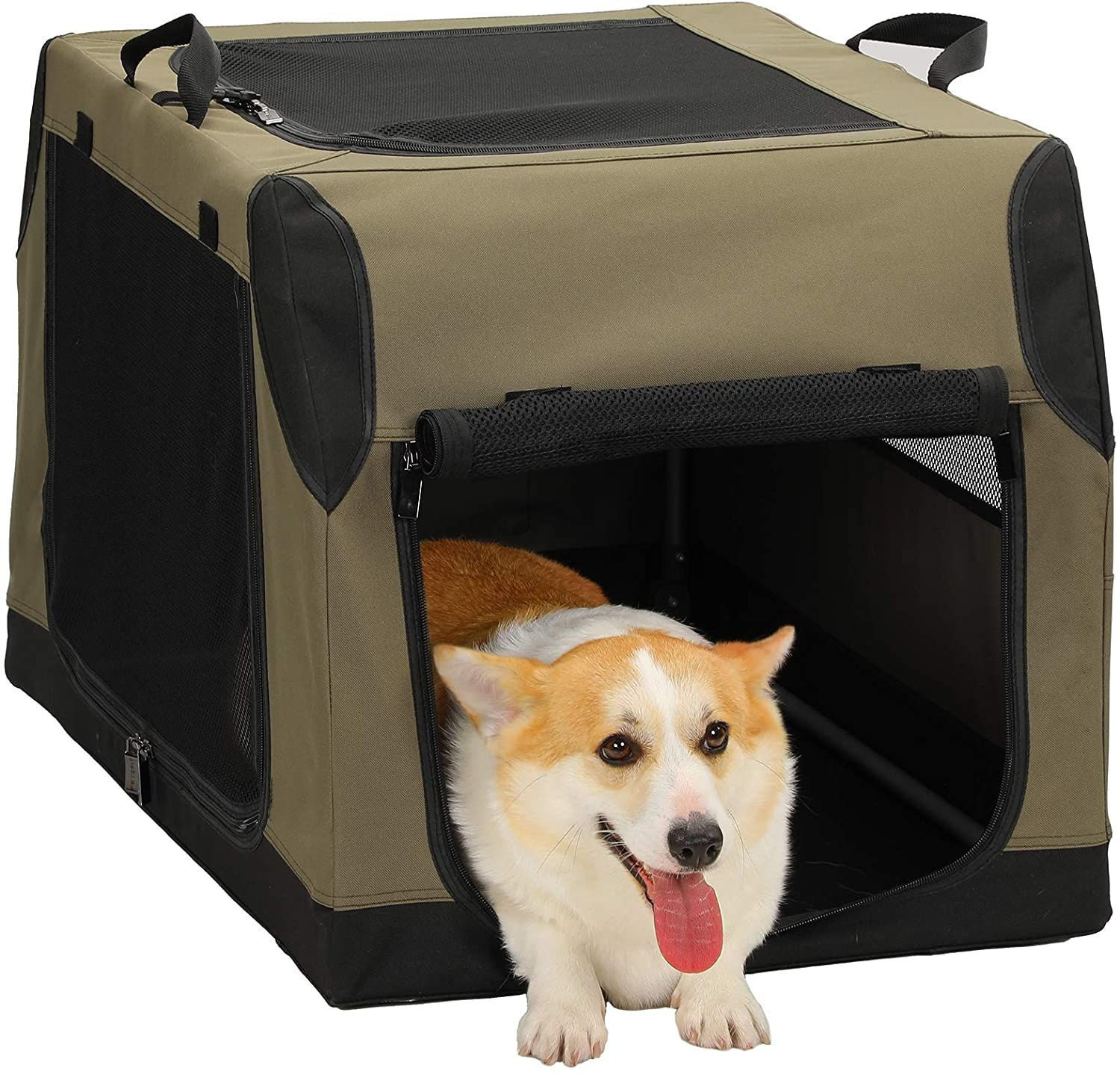 soft collapsible dog crate
