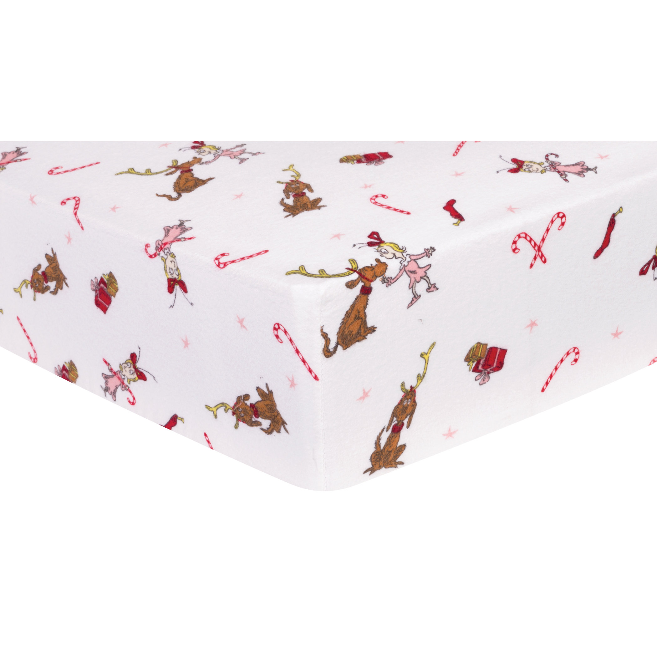 flannel christmas crib sheets