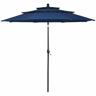 triple patio umbrella