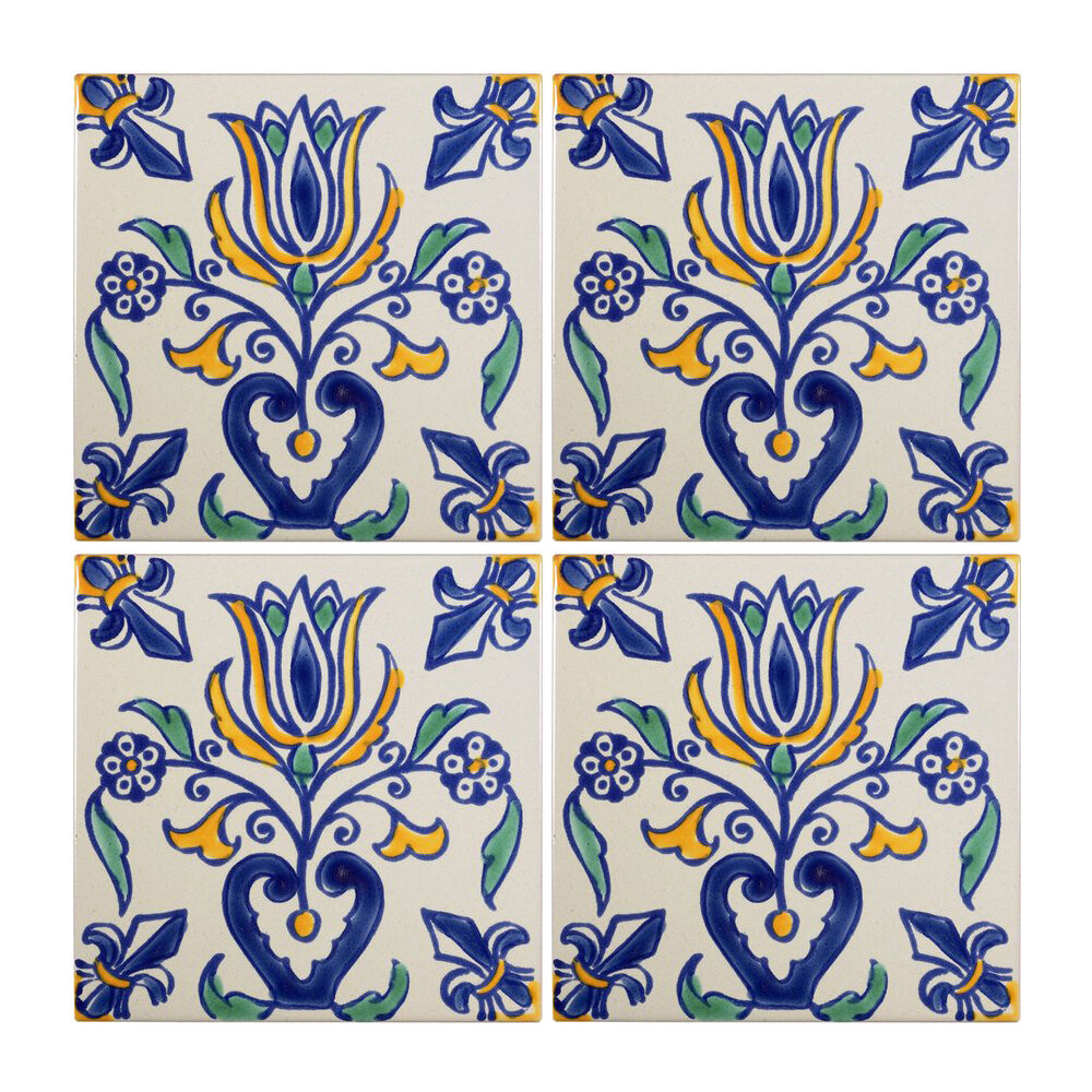 Tulip Decorative Tile Handmade Ceramic Tile