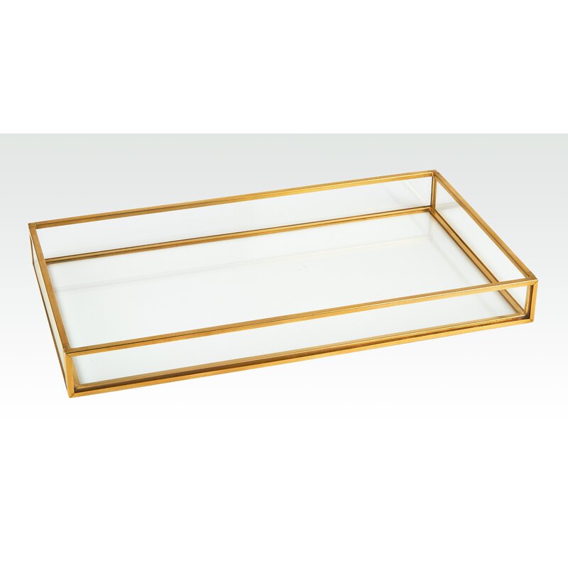 gold tray for ottoman