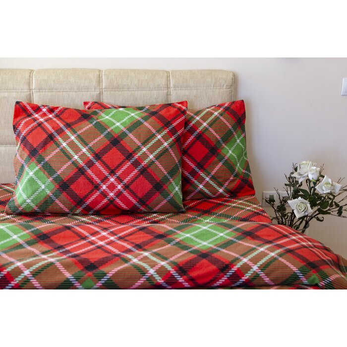 Millwood Pines Bach Heavyweight Velvet Flannel Reversible Duvet