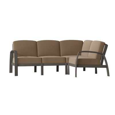 South Beach Sectional Sofa With Cushions Tropitone Cushion Color