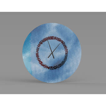 East Urban Home Oversized Niemann Wall Clock Wayfair