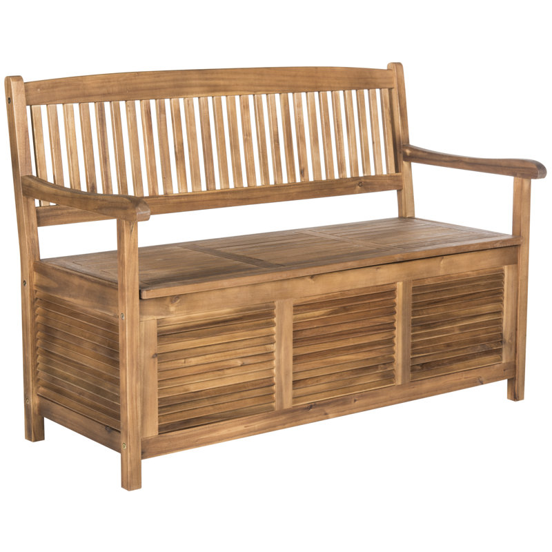 One Allium Way Brisbane Wooden Storage Bench Reviews Wayfair