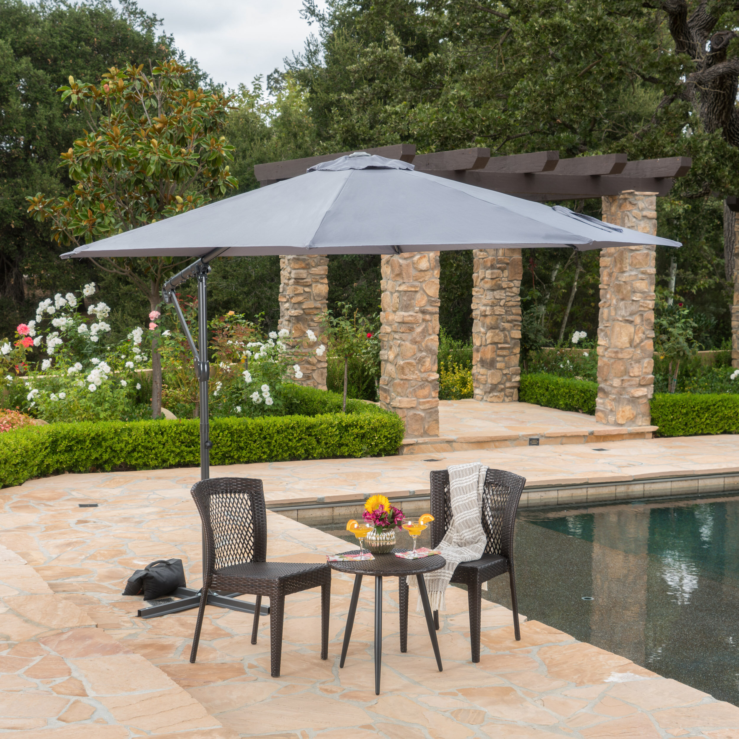 11 5 Foot 13 Foot Patio Umbrellas You Ll Love In 2020 Wayfair