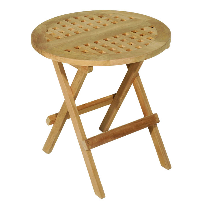 Woodland Round Picnic Teak Dining Table