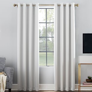Oslo Max Blackout Home Theater Grade Solid Blackout Thermal Single Curtain Panel