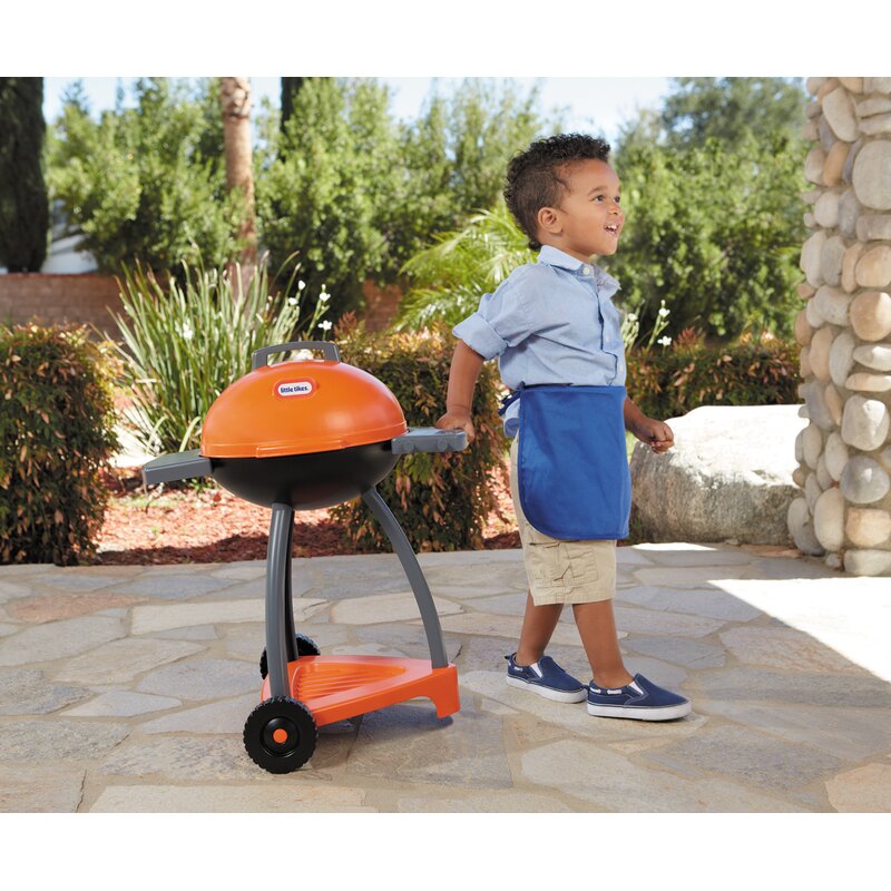 little tikes sizzle & serve bbq grill playset