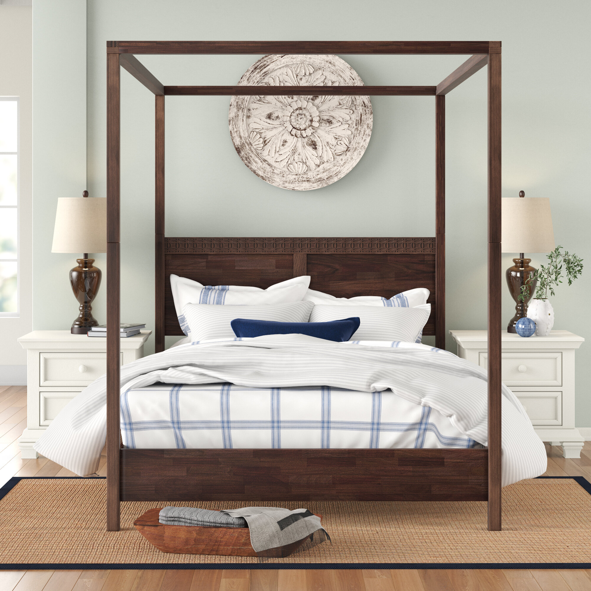 Three Posts Behling Four Poster Bed Reviews Wayfaircouk