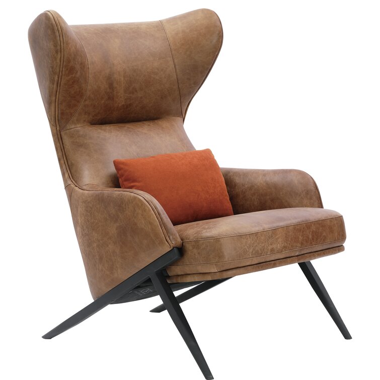 leather accent chairs wayfair