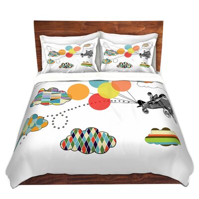 Airplane Duvet Cover Set East Urban Home Size 1 Queen Duvet Cover