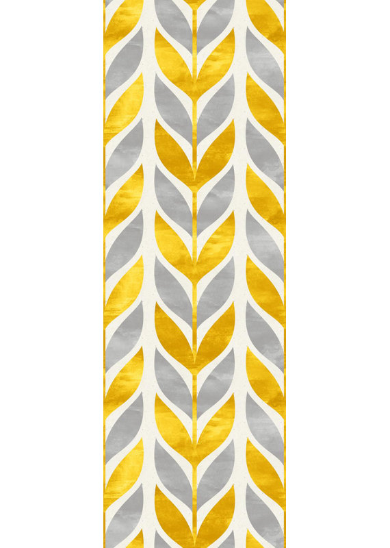 Ebern Designs Cecillia Removable Boho Leave 8 33 L X 25 W Peel And Stick Wallpaper Roll Wayfair