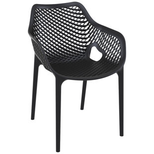 black outdoor chairs