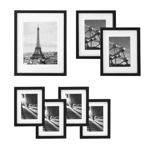 7 Piece Wall Picture Frame Set Wayfair Mcgriff 7 Piece Picture Frame Set Of