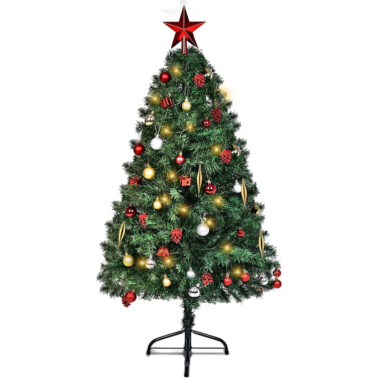 White Christmas Tree W/Stand Xmas Holiday Season Decor Indoor Outdoor NEW 