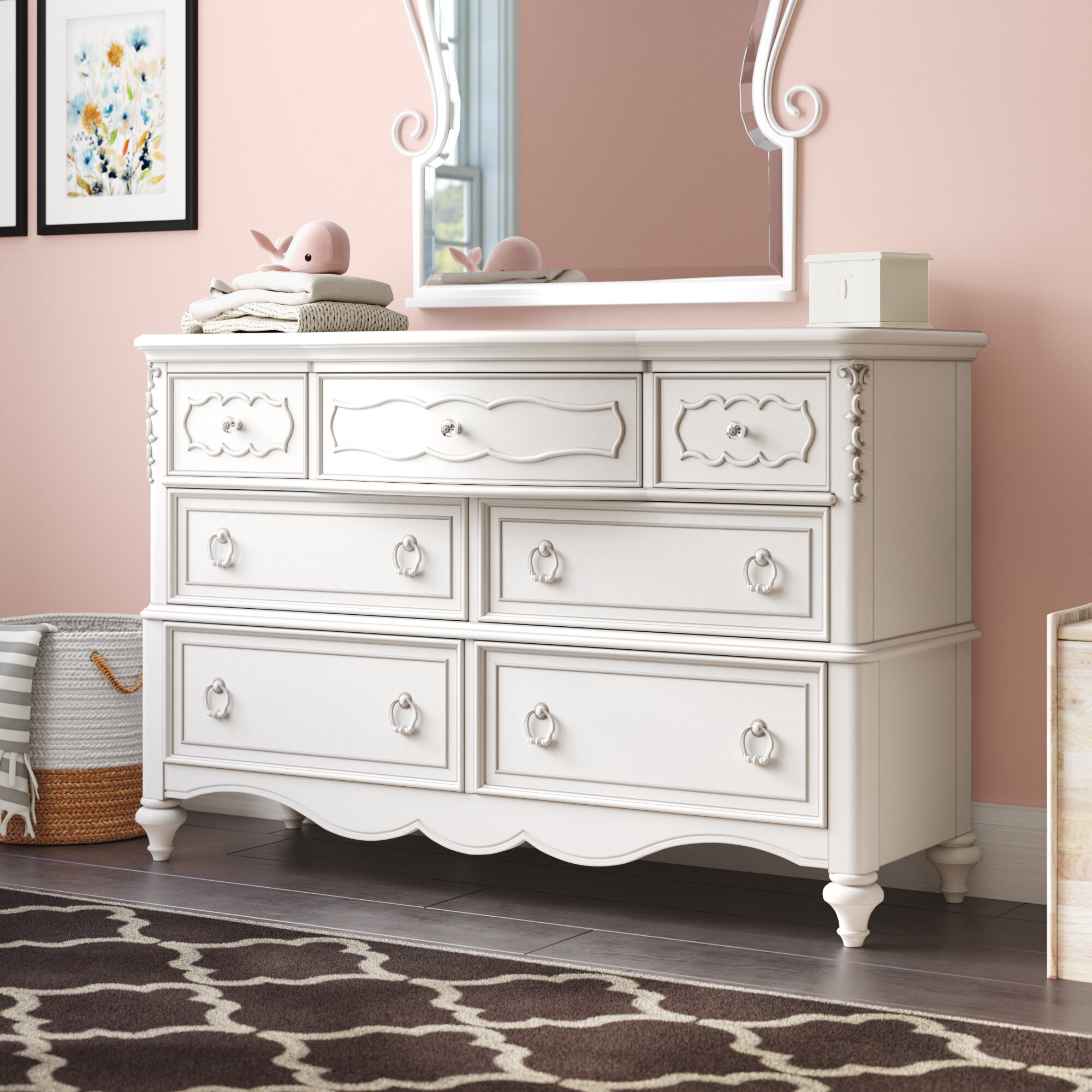 Viv Rae Cricklade 7 Drawer Dresser Reviews Wayfair