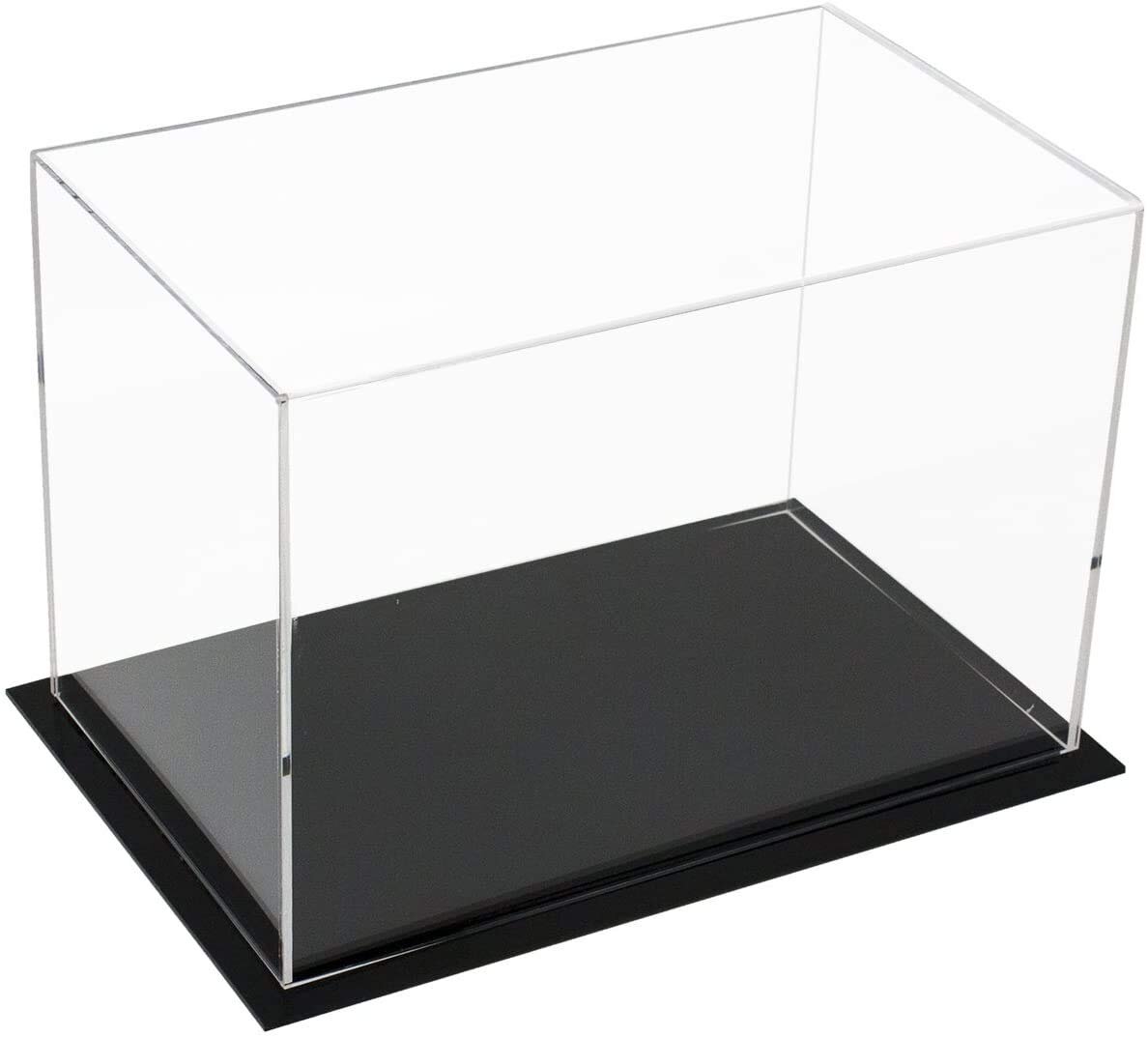 Clear Acrylic Display Cube Box Trophy Toy Display Case Dustproof Protection