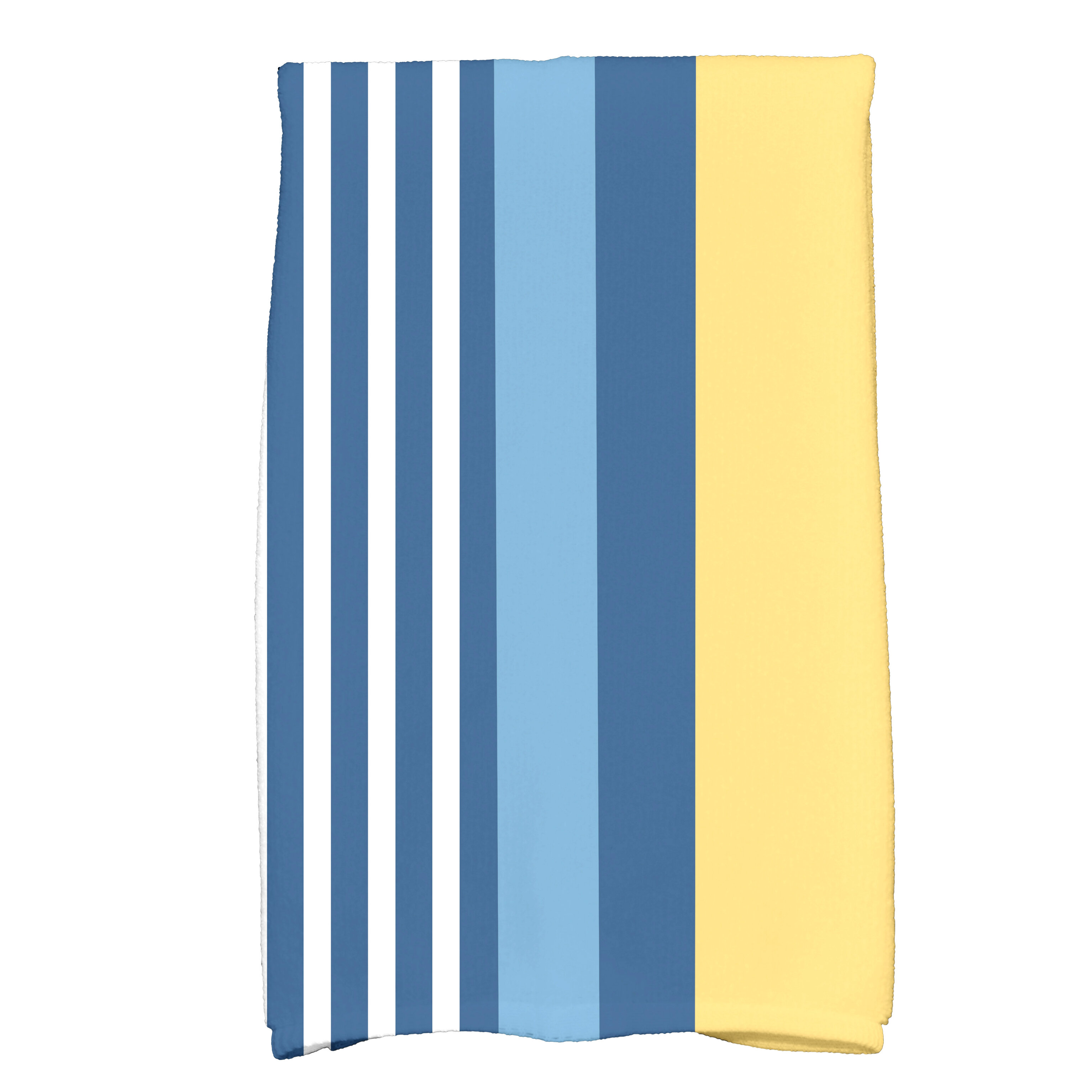 Stripe Yellow/Blue Hand Towel | Joss \u0026 Main