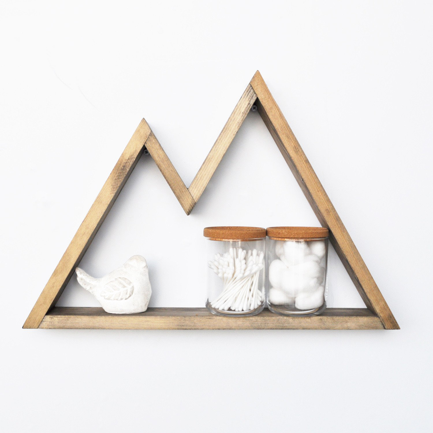 Bless international Desirae Solid Wood Floating Shelf with Adjustable