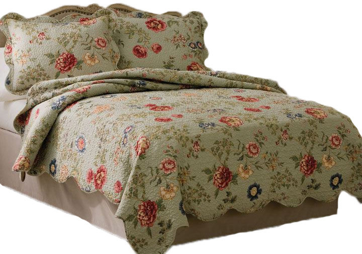 Edens Garden 3 Piece Quilt Set