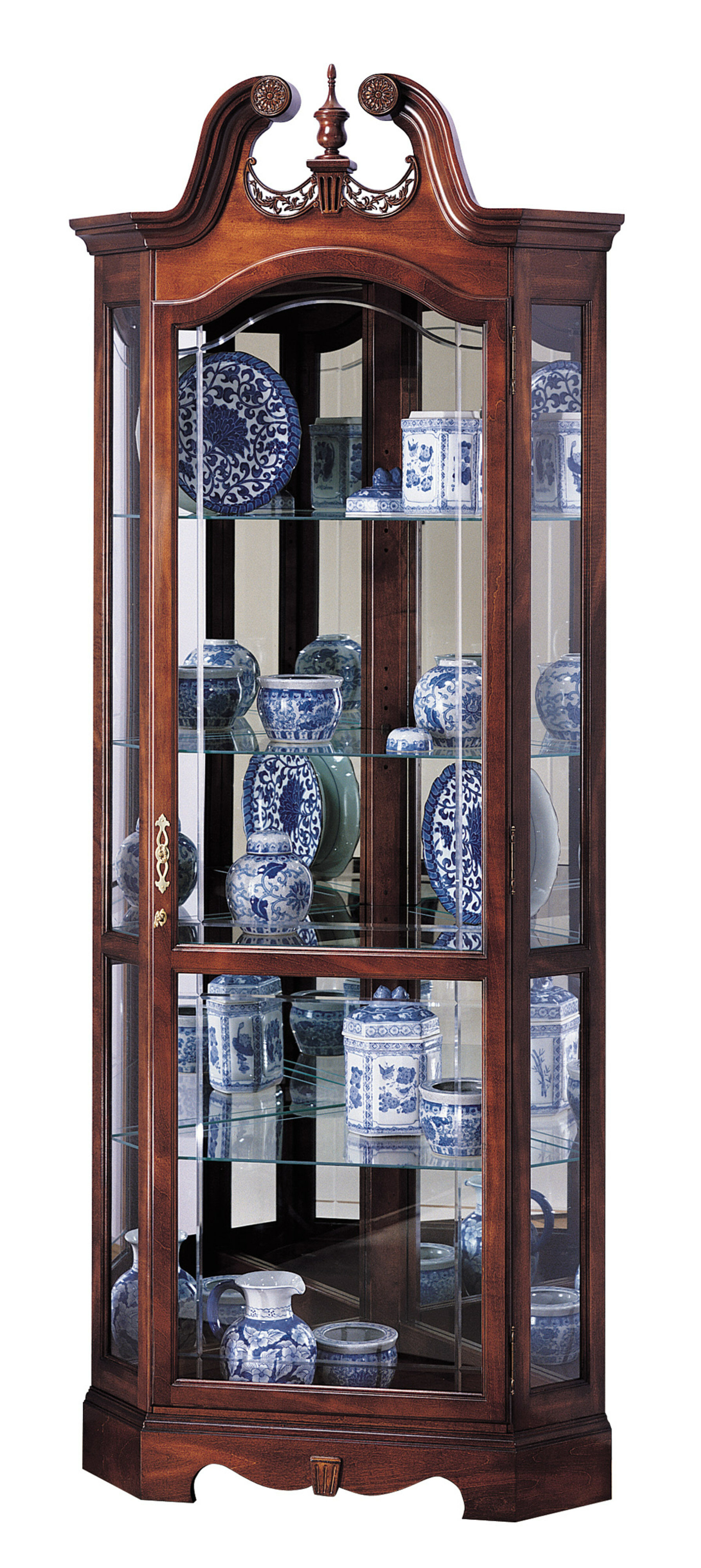 specialty lighting curio cabinet