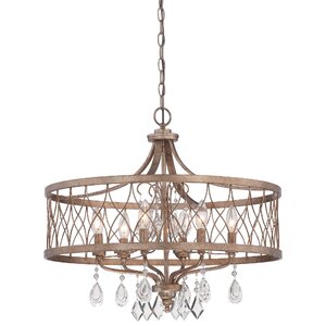 Cece 6-Light Drum Chandelier