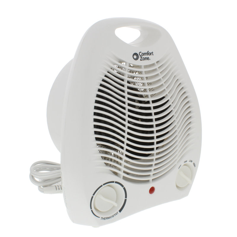 Comfort Zone 1500 Watt Electric Fan Compact Heater Reviews Wayfair