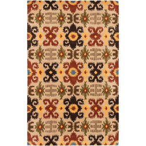 Landry Hand-Tufted Copper/Ivory Area Rug