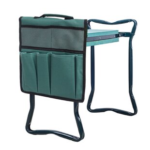 Details about   10-piece Gardening Tool Set with Zippered Detachable Tote and Folding Stool Seat 