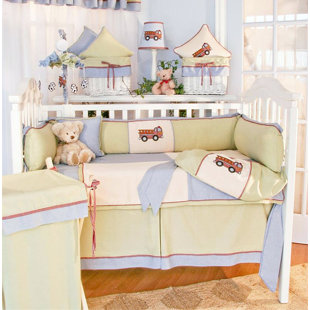 Fire Truck Crib Bedding Wayfair Fire Engine 4 Piece Crib Bedding Set