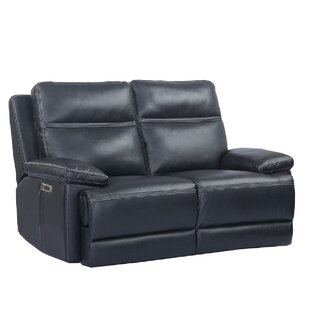 Syn Leather Reclining Loveseat By Latitude Run